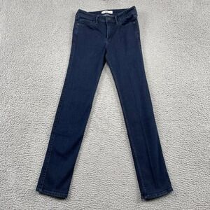 Abercrombie & Fitch Jeans Women 6R Blue Dark Wash Skinny Denim Stretch 617449107